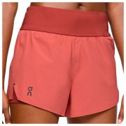 On - pantaloni scurti alergare pentru femei Running Shorts - maro rubin roscat