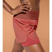 On - pantaloni scurti alergare pentru femei Running Shorts - maro rubin roscat