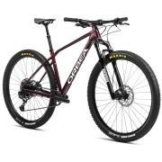 Bicicletă MTB XC hardtail Orbea ALMA H11 - Metallic Dark Red | Chic White (Gloss)
