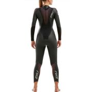 2XU - costum neopren P:1 Propel Wetsuit pentru femei - negru-roz-portocaliu