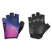 Northwave - manusi ciclism degete scurte pentru femei Active - negru albastru mov irizat