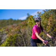 Northwave - manusi ciclism degete scurte pentru femei Active - negru albastru mov irizat