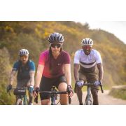 Northwave - manusi ciclism degete scurte pentru femei Active - negru albastru mov irizat