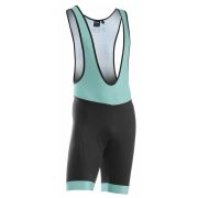 Northwave - pantaloni ciclism scurti cu bretele Force Evo Bibshorts - negru albastru deschis surf