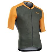 Tricou ciclism Northwave Force Evo - verde forest | jersey bărbați vară