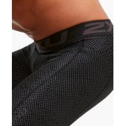 2XU - Pantaloni scurti de compresie pentru barbati Print Accelerate Compression Shorts - negru gri