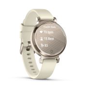 Garmin - Lily 2 smartwatch - crem auriu - curea nucă de cocos din silicon