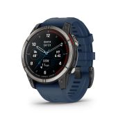 Garmin - quatix 7 Pro Sapphire AMOLED Titanium - ceas inteligent premium cu GPS cu functii avansate pentru sport si navigatie