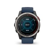 Garmin - quatix 7 Pro Sapphire AMOLED Titanium - ceas inteligent premium cu GPS cu functii avansate pentru sport si navigatie