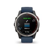 Garmin - quatix 7 Pro Sapphire AMOLED Titanium - ceas inteligent premium cu GPS cu functii avansate pentru sport si navigatie