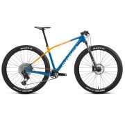 Orbea Alma M10 - bicicleta MTB hardtail XC - culoare custom MyO albastru-portocaliu