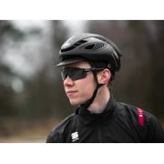 Abus - casca ciclism sosea Gamechanger - negru catifea