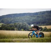 Castelli - costum trisuit triatlon pentru femei, maneca scurta Free Sanremo W Suit - negru roz magenta