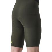 Castelli - pantaloni scurti ciclism barbati Premio shorts Ltd Edition - kaki galben fluo