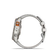 Garmin - fenix 7 Pro Sapphire Solar smartwatch premium cu incarcare solara 47mm - ramă din titanium si curea din silicon gri|portocaliu
