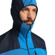 Haglofs - Jacheta fleece barbati L.I.M Mid Fast Hood - alnastru inchis albastru nordic