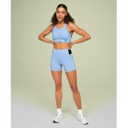 On Cloud - bustiera sport femei Performance Bra - albastru deschis stratosfera negru