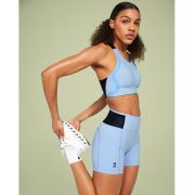 On Cloud - bustiera sport femei Performance Bra - albastru deschis stratosfera negru