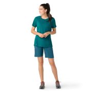 Smartwool - tricou sport femei maneca scurta Active Ultralite Short Sleeve W shirt - albastru acvatic