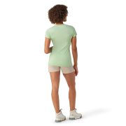 Smartwool - tricou sport femei maneca scurta Merino Short Sleeve W Tee - verde deschis fistic