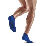 CEP - sosete compresie scurte barbati The Run Socks No show - albastru