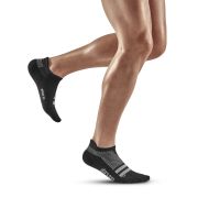CEP - sosete compresie scurte barbati Training Compression Socks No Show - negru gri