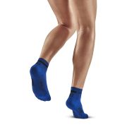 CEP - sosete compresie scurte femei The Run W Socks Low Cut - albastru negru