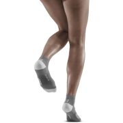 CEP - sosete compresie scurte femei Ultralight Compression Socks Low Cut W - gri inchis gri deschis