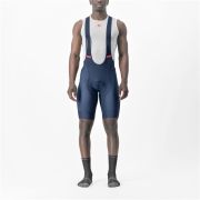 Castelli - Pantaloni ciclism scurti cu bretele Competizione bibshorts- albastru inchis