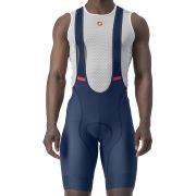 Castelli - Pantaloni ciclism scurti cu bretele Competizione bibshorts- albastru inchis