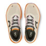 On Cloudmonster - pantofi alergare pentru femei - alb cafeniu deschis portocaliu turmeric