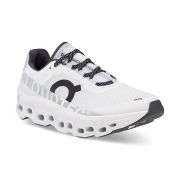 On Cloudmonster Exclusive - pantofi alergare pentru barbati - alb nevopsit negru