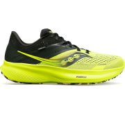 Saucony - pantofi alergare pentru barbati Ride 16 - galben fluo Citronada negru