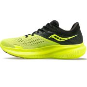 Saucony - pantofi alergare pentru barbati Ride 16 - galben fluo Citronada negru
