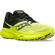 Saucony - pantofi alergare pentru barbati Ride 16 - galben fluo Citronada negru