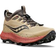 Saucony - pantofi alergare pentru femei Peregrine 13 ST - maro deschis portocaliu negru