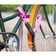 Abus - antifurt bicicleta - lant cu cifru - Tresor 1385/75 - cherry