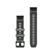 Garmin curea silicon QuickFit 22 - verde Willow | Graphite Silicone