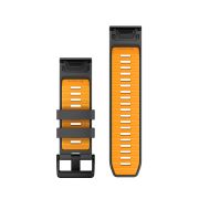 Garmin curea silicon QuickFit 26 - portocaliu Graphite | Spark orange Silicone