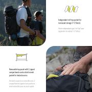 Instinct - vesta alergare tip rucsac - ALPI 40 + 2x HydraPack 600ml - 40L