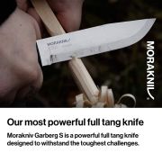 Morakniv - cutit camping - Garberg - negru - 109 mm