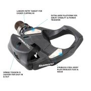 Shimano - pedale sosea clipless - PD-RS500