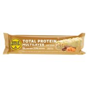 Gold nutrition - baton proteic Total Protein Multilayer Low Sugar - scortisoara si prajitura cu morcovi - 60g