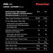 Powerbar - gel energizant Fuel 30, aroma lamaie si cafeina - 50ml