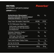 Powerbar - pudra izotonica Iso Fuel, aroma lamaie - bidon 600g