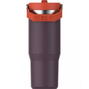 Stanley - termos tip sticla cu pai - Iceflow Flip Straw Tumbler - Plum - 890 ml