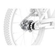 Woom - bicicleta copii 16" Woom 3 AUTOMAGIC, varsta recomandata 4-6 ani (105-120cm) - 6 kg - verde intens lime alb