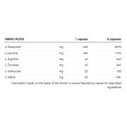 Capsule de aminoacizi 226ers 6.4 Amino (glutamină + BCAA + L-arginină + L-tirozină) - 120 capsule
