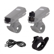 Far fata Force Flux 200 Lumeni USB negru
