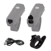 Far fata Force Flux 550 Lumeni USB negru